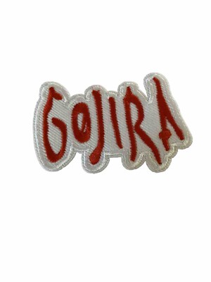 Gojira Patch HeavyMetal Rock Band Iron On+ 1 FREE MUSIC STICKER W/PURCHASE-image