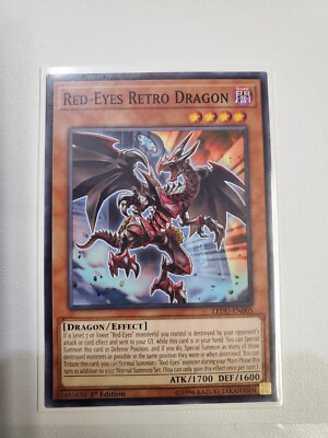 Red-Eyes Retro Dragon BOSH-EN095 Breakers of Shadow-1st Edition 1st Edition-image