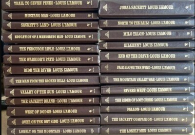 Louis L'Amour Leatherette Collectors' Editions free shipping *Updated Titles-image