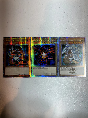 yugioh blue eyes white dragon dark magician red eyes black quarter century S065-image