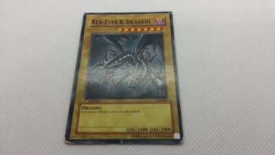Red-Eyes B. Dragon - SDJ-001 - 1st Edition- Yu-Gi-Oh! TCG - Ultra Rare -VG+++++-image
