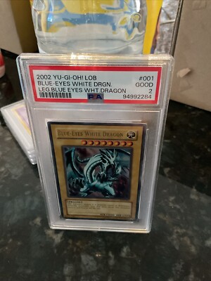 Yu-Gi-Oh! BLUE-EYES WHITE DRAGON #001. 2002  Leg. Blue Eyes What.dragon Psa2-image