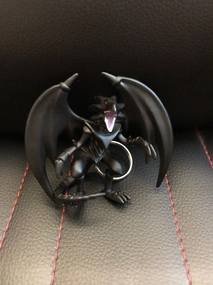 Yu-Gi-Oh! Figure Hanger Keychain Series 1 Red Eyes Black Dragon-image