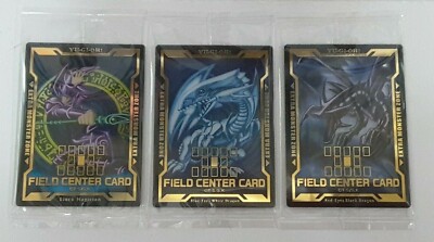 Konami YuGiOh Field Center Card Set LGB1 Dark Magician Blue-Eyes Red-Eyes SEALED-image