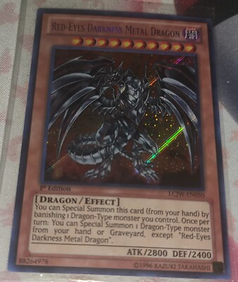 Red-Eyes Darkness Metal Dragon LCJW-EN050 Secret Rare 1st Edition-image
