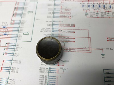 Fisher Tube Amplifier Knob. 1 piece Knob Set, Fit many Vintage Fisher Tube Amp.-image