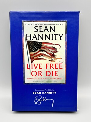 Live Free or Die America on the Brink Sean Hannity First Edition Box Set HCDJ!-image