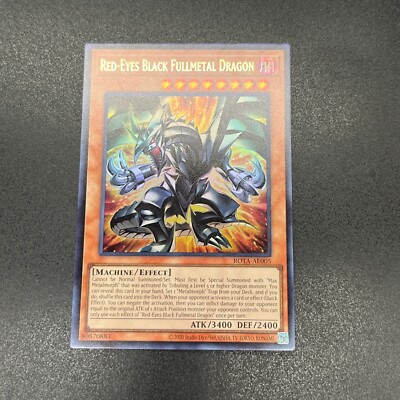 YuGiOh|Red-Eyes Black Fullmetal Dragon|Ultra|ROTA-AE005|AsianEnglish-image