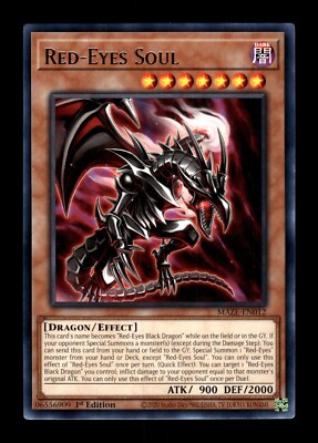 YuGiOh Maze of Memories Red-Eyes Soul MAZE-EN012 R NM/MT-image