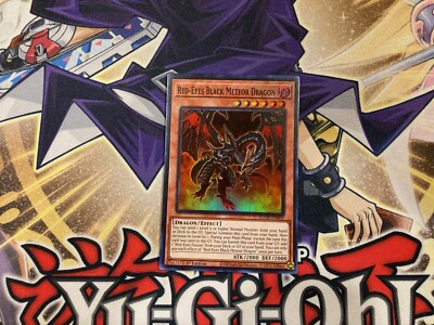 Red-Eyes Black Meteor Dragon DUNE-EN095 1st Super Rare NM Yugioh Card-image