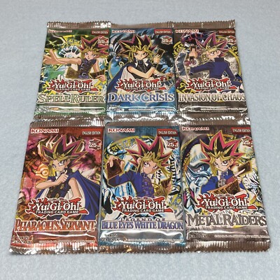 Yugioh Legend of Blue Eyes White Dragon + MRD + SRL + PSV + IOC + DCR 6 Pack Set-image