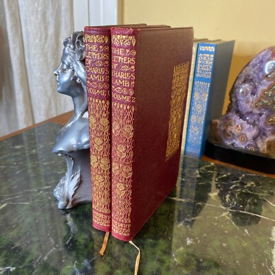 Rare Red Leather Bound Two Volume Set of The Letters of Charles Lamb-image