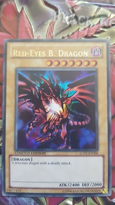 Red-Eyes Black Dragon LC01-EN006 Ultra Rare Limited Edition Yu-Gi-Oh Card Near M-image