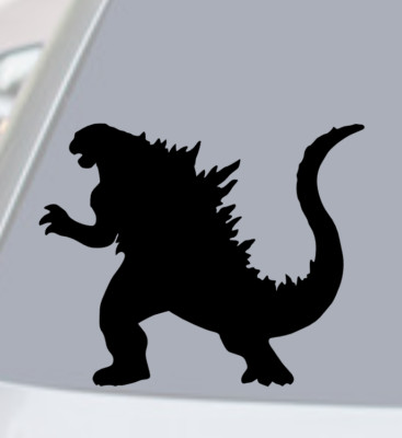 GODZILLA KAIJU Vinyl Decal Sticker Car Rear Window Bumper MOVIE LIZARD CREATURE-image