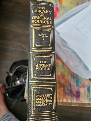 The Library of Original Sources 10 Volumes Set Ed. De Luxe Leather-image