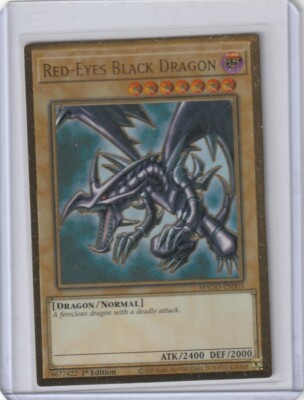 Yugioh MAGO-EN003 Red-Eyes Black Dragon – Premium Gold Rare 1st edition-image