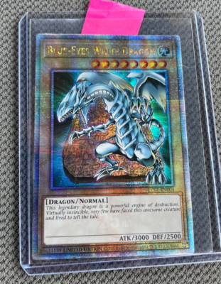 YUGIOH!  Blue-Eyes White Dragon MP24-EN001 Quarter Century Secret Rare 1st ed NM-image