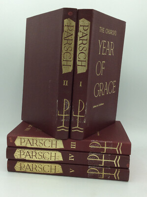 THE CHURCH'S YEAR OF GRACE 5v set - Dr. Pius Parsch - Catholic - Church Year --image