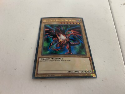 Yugioh 1 xRed-Eyes Black Dragon Duel Terminal Ultra Rare HAC1-EN003 1st NM-image