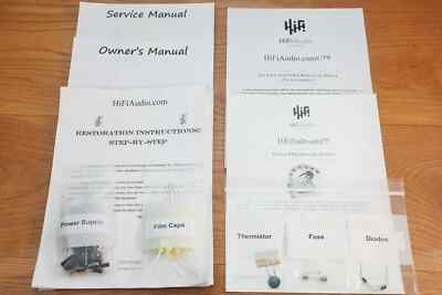 Fisher X101 ST tube amp amplifier restoration repair upgrade rebuild kit-image