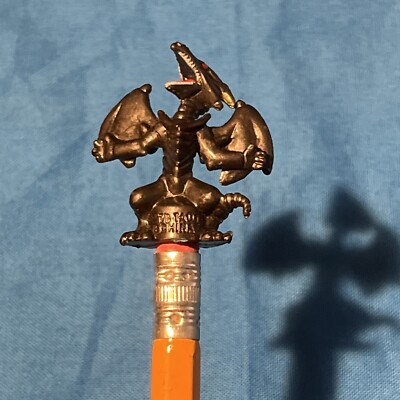 Yu-gi-oh!!! Vintage Red Eyes Black Dragon Mini Figure Pen/pencil Topper-image