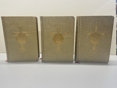 3 Volume set from Catholic Press - Missal, Prayer Book, Life of Christ Gilded-image