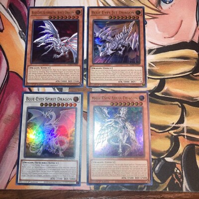 Yugioh TCG Blue-Eyes Card Lot Rarity Collection NM-image