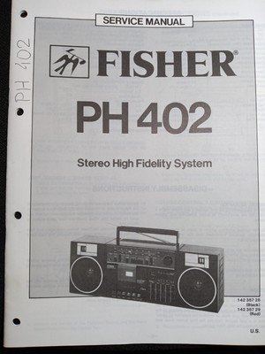 Fisher PH-402 Service Manual Stereo High Fidelity System Original-image