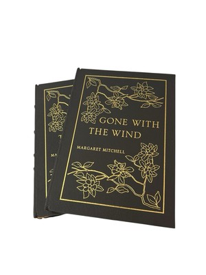 The Easton Press Gone with the Wind Margaret Mitchell 2 vols 1968 Leatherbound-image