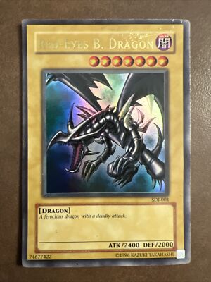 Red-Eyes B. Dragon BPT-005 Secret Rare Limited Edition YuGiOh [A18E]-image