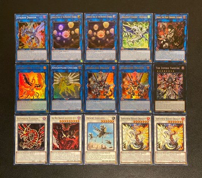 Yugioh! Dragon Link Tenpai Deck (Borrelend, Rokket Tracer, Red-Eyes, Nibiru)-image