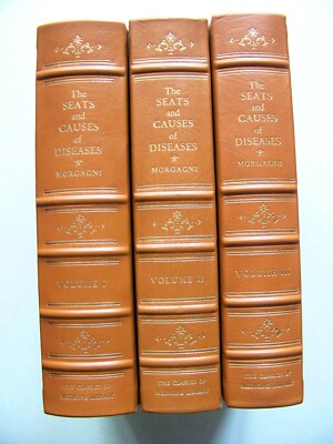 SPECIAL EDITION 1769 Facsimile THE SEATS & CAUSES OF DISEASES Leather Bound Set-image