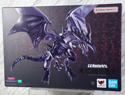 Red Eyes Black Dragon S.H.Monsterarts Bandai Yu-gi-oh! Model Statue Figure-image