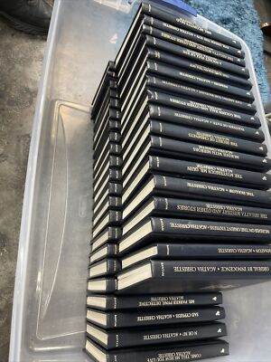 Agatha Christie Mystery Collection Lot of 39 Leatherette Hardcover Books |-image