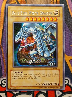 Blue-Eyes White Dragon - PCK-001 - Prismatic Secret Rare - EX/LP - Yugioh-image