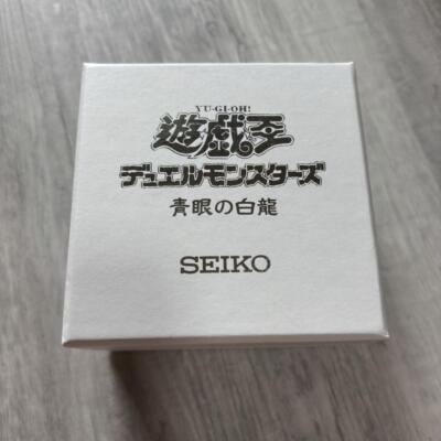 Yu-Gi-Oh! Duel Monsters Seiko Watch Limited To 300 Pieces Blue-Eyes White Dragon-image