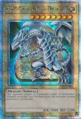 *** BLUE-EYES WHITE DRAGON *** QUARTER CENTURY SECRET RARE LC01-EN004 YUGIOH!-image