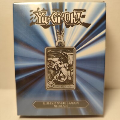 Yugioh Blue Eyes White Dragon Necklace Official Limited Edition Pendant-image