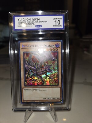 red eyes black dragon mp24-en054 GRADED GEM MINT 10!! 1ST EDITION! 2024-image