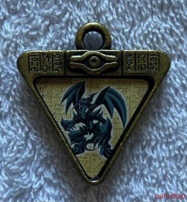 1996 Yu-Gi-Oh RED-EYES BLACK METAL DRAGON #5 Pendant-image
