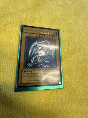 Yu-Gi-Oh! BLUE-EYES WHITE DRAGON SDK-001 STARTER DECK JOEY TRADING CARD 1996-image