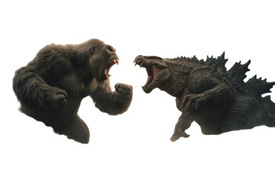 Kong Vs Godzilla Punch Vinyl Car Decal Sticker – Waterproof & UV-Resistant-image