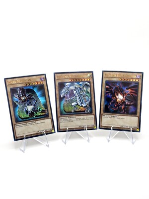 Yugioh LC01-EN004-6 Collection Dark Magician, Red Eyes, Blue-Eyes White Dragon-image