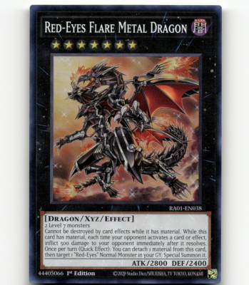Yugioh Red-Eyes Flare Metal Dragon 25th Anniv. Rarity Collection-image