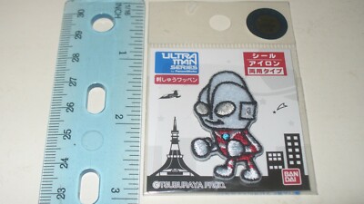 Bandai Ultraman Series By PansonWorks Embroidered Sticker Tsuburaya MIP-image