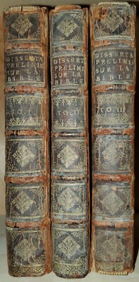 Dissertation preliminaire ou Prolegomenes sur la Bible - Complete Set-image
