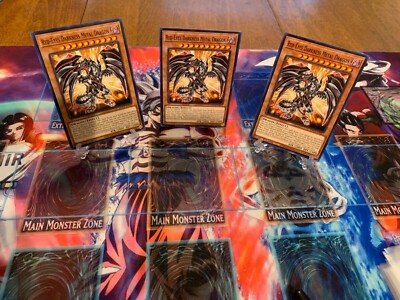 Yugioh x3 Red-Eyes Darkness Metal Dragon Common HAC1-EN017 (Near Mint!)-image