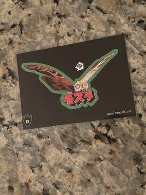 MOTHRA SUPER 7 STICKER CARD # S3 GODZILLA -image