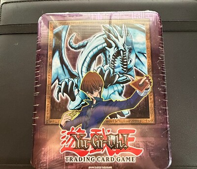2002 Yu-Gi-Oh! Kaiba Collector's Tin - Blue-Eyes White Dragon - Sealed - Mint-image