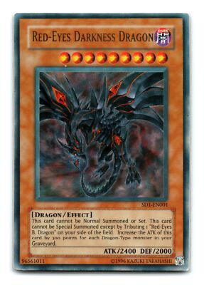 Red-Eyes Darkness Dragon SD1-EN001 Unlimited Ultra Rare NM-image